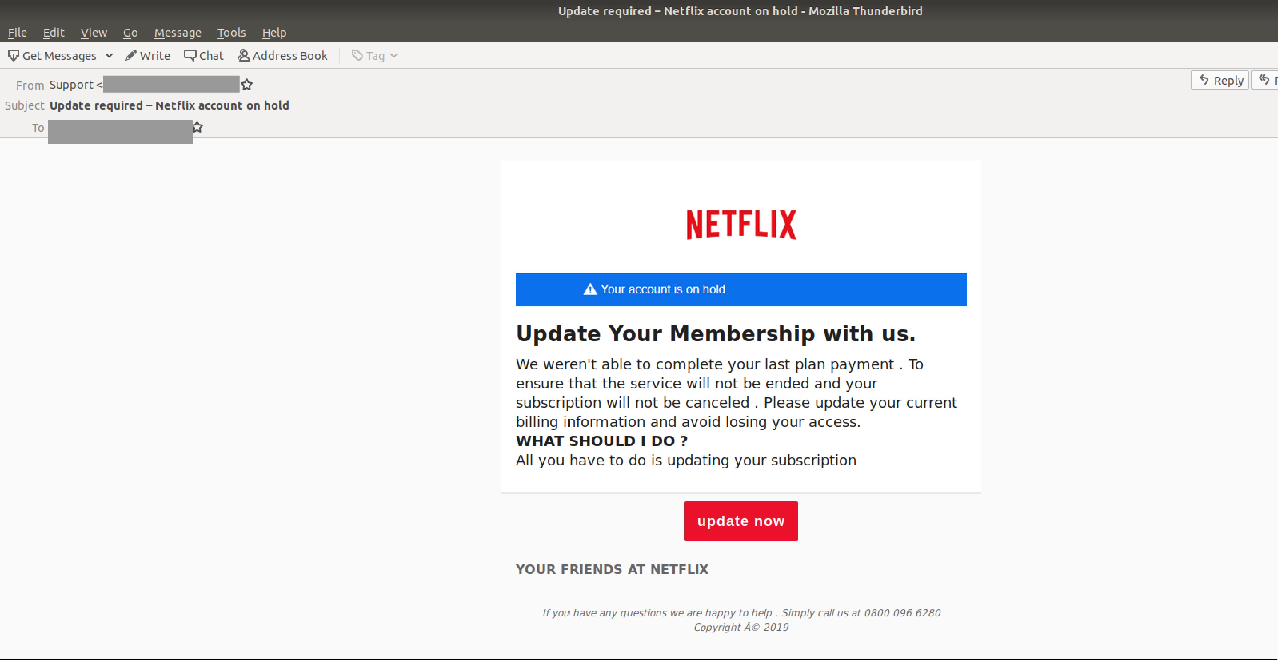 Multistaged phishing scam tells Netflix users to ‘update’ accounts or